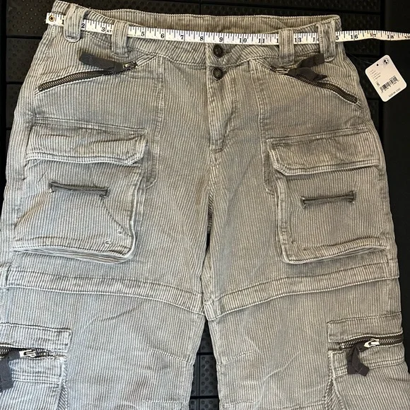 Free People Last Time Stacked Cargo Cord Pants - Picture 5 of 8